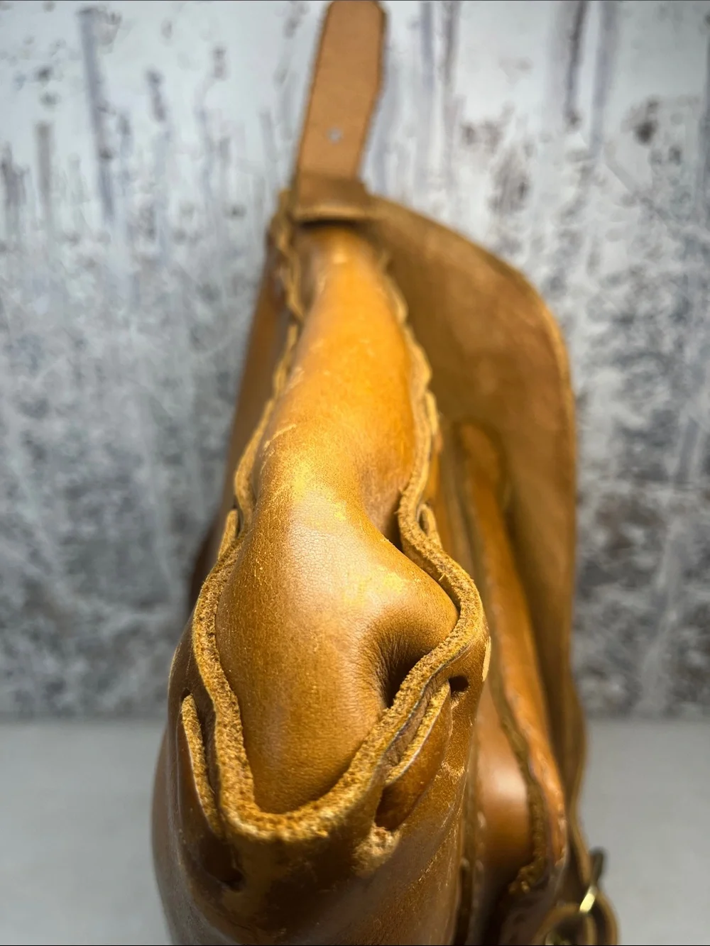 Vintage Leather Handmade Messenger Bag